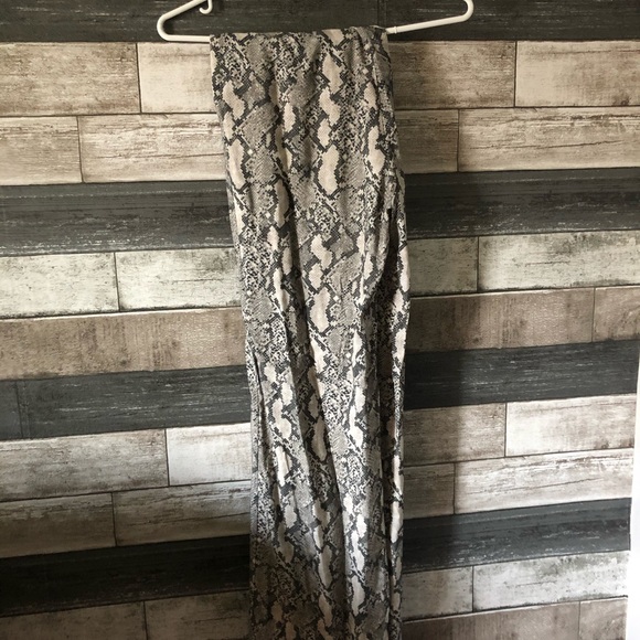 Snake Print Dress Pants - Picture 2 of 2